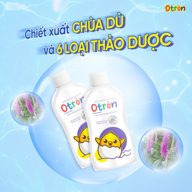 Chiết xuất chùa dù cùng 6 loại thảo dược mang đến tác dụng vượt trội cho Nước tắm thảo dược O Tròn