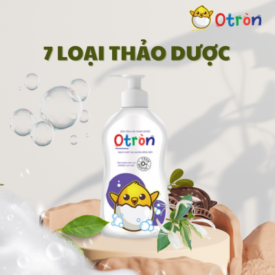 Sữa tắm gội O Tròn-chiết xuất từ 7 loại thảo dược quý trong dân gian