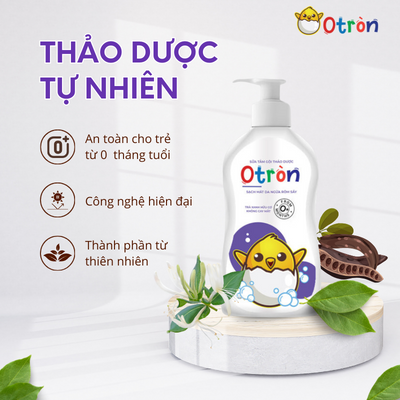 Sữa tắm O Tròn-với thành phần thảo dược lành tính